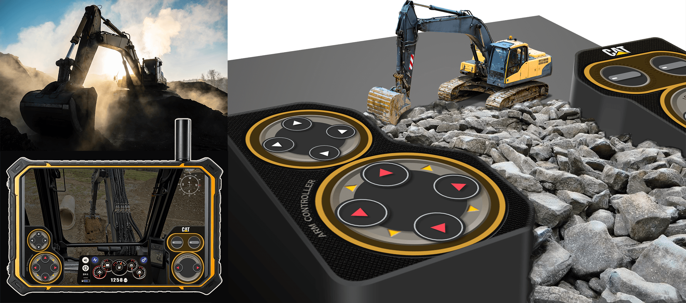 Excavator Controller-UI — project introduction image