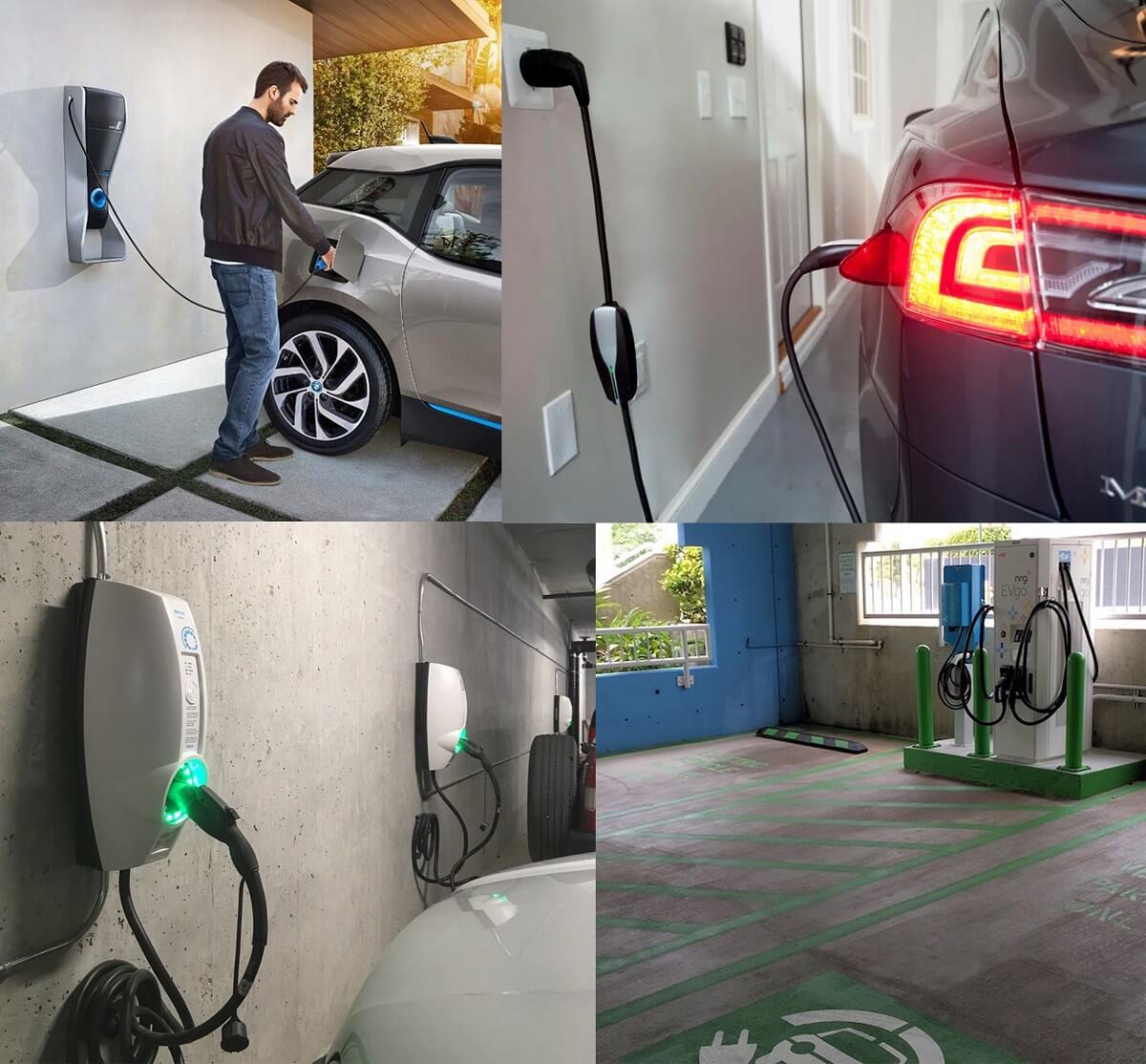 Different ways to charge a vehicle