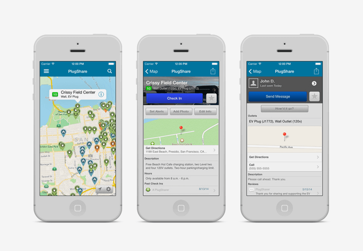 Plugshare app