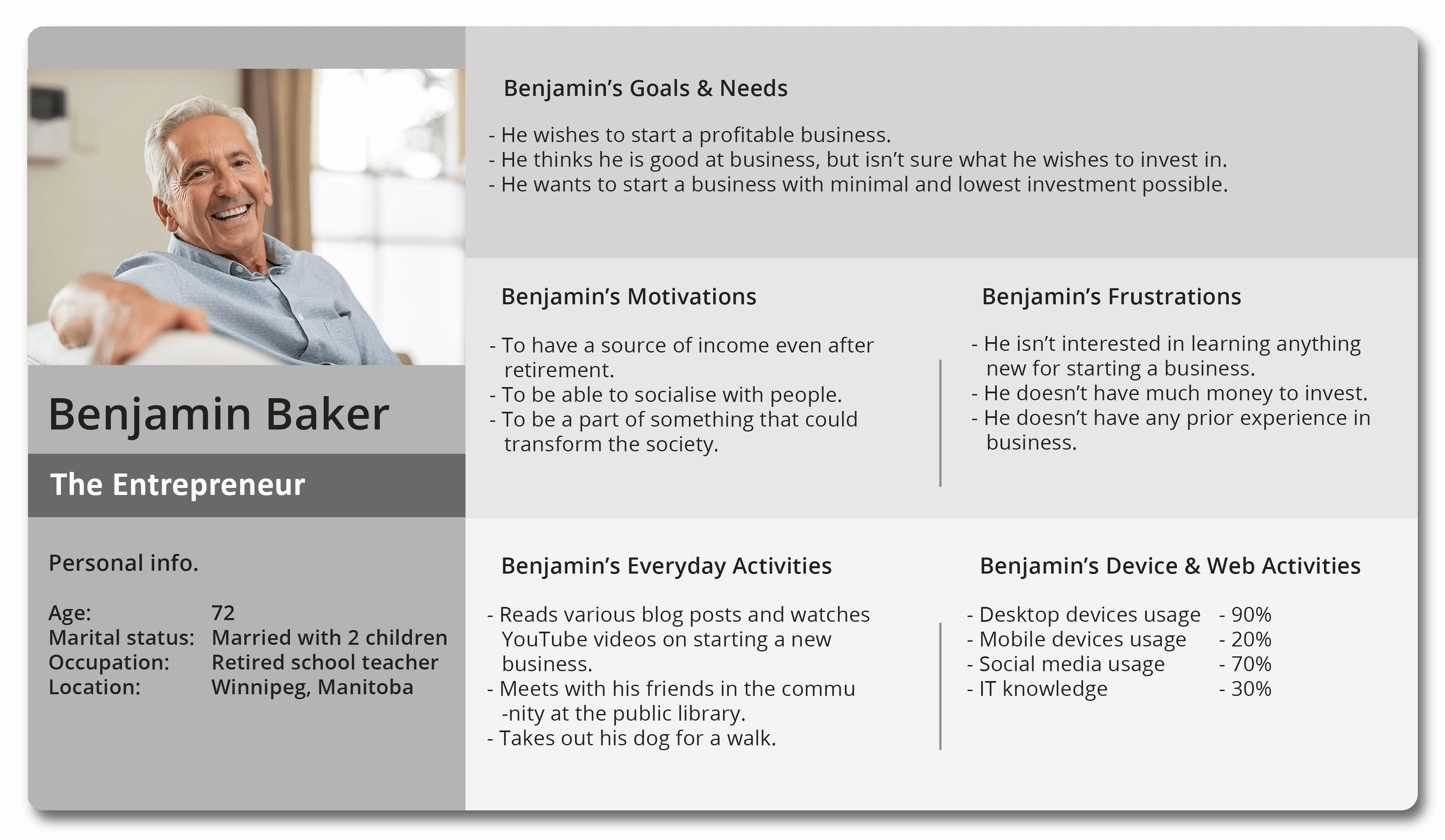 User Persona - 1