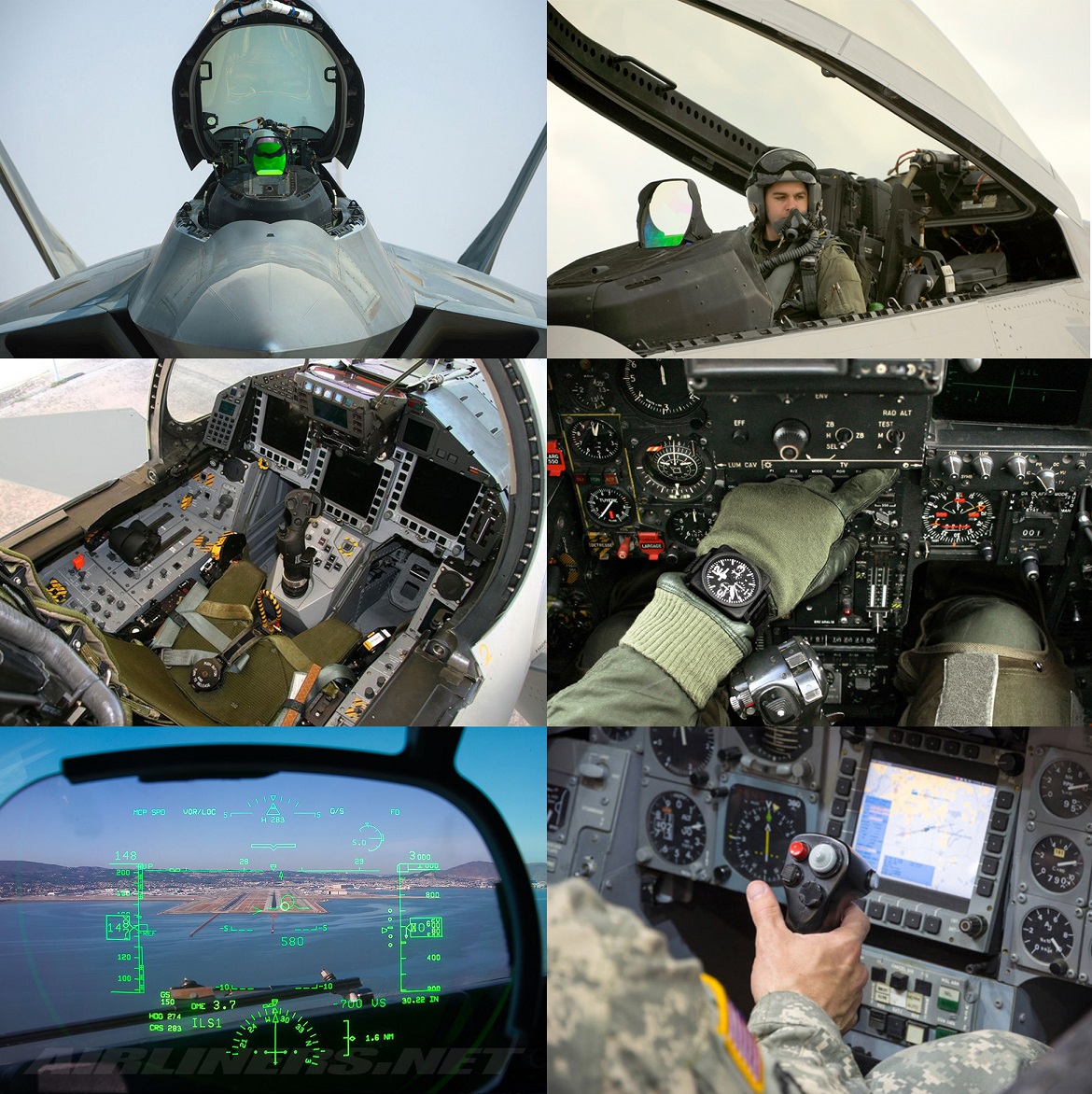 Lockheed Martin F-22 Raptor - cockpit