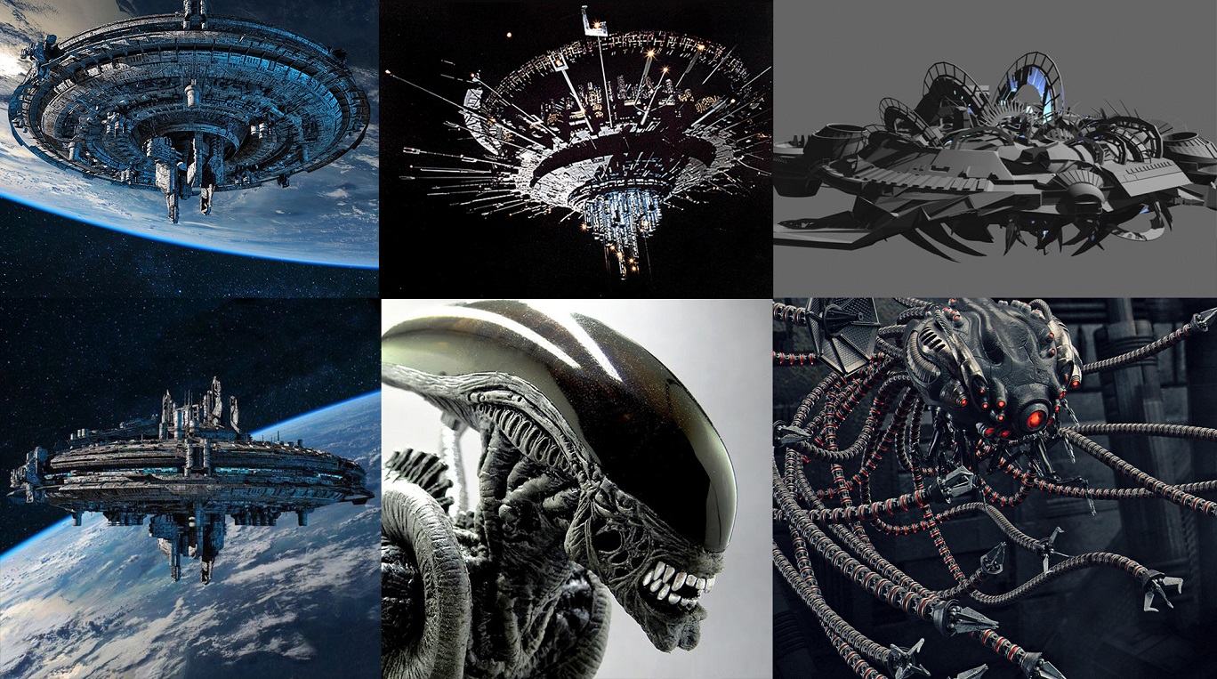 Alien craft design mood board 