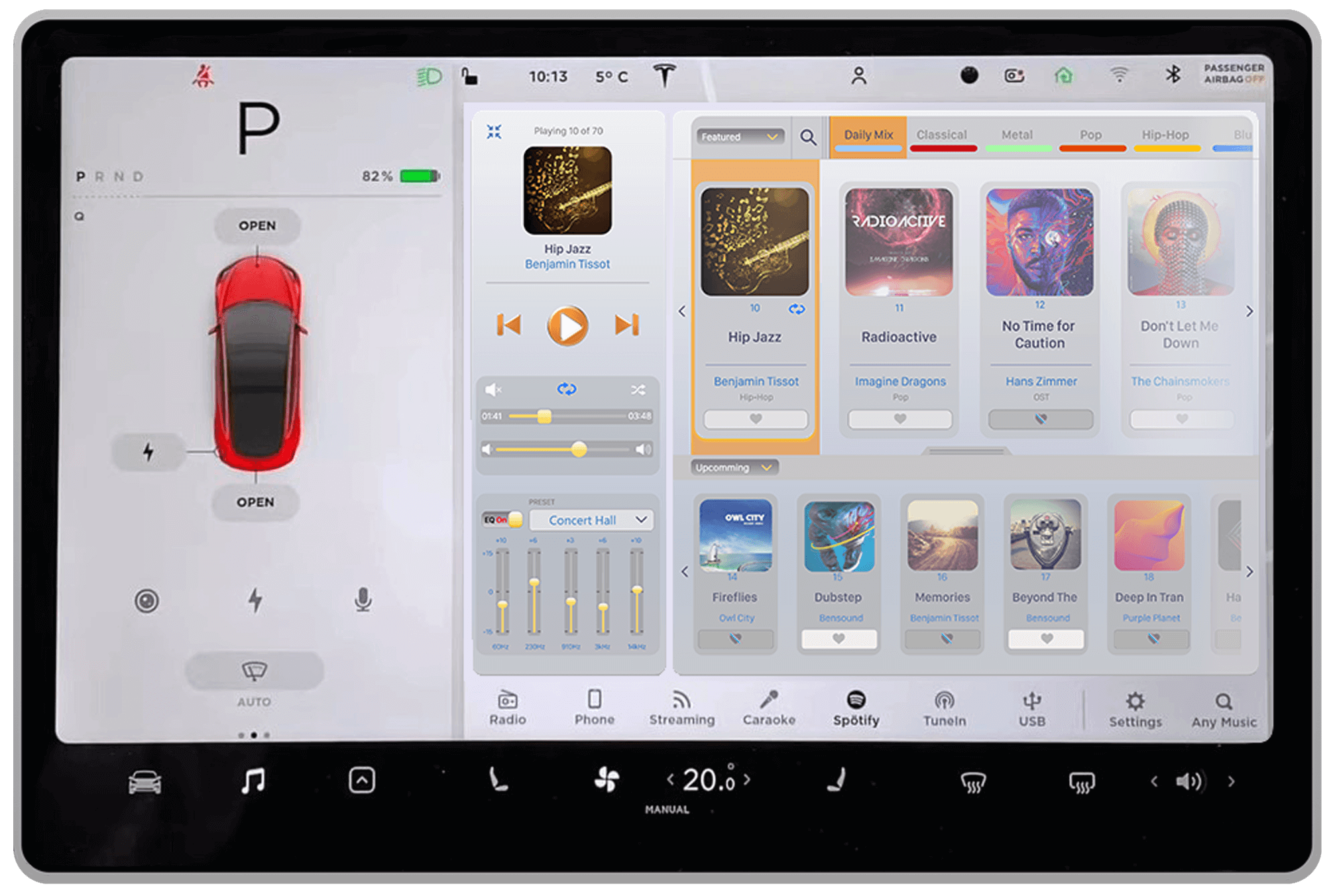High fidelity app prototype - Day mode