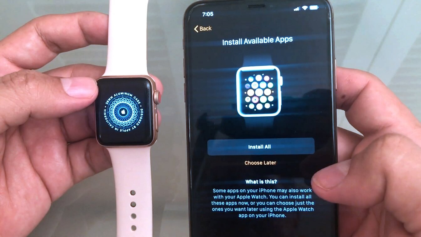 IPhone connecting to Apple watch