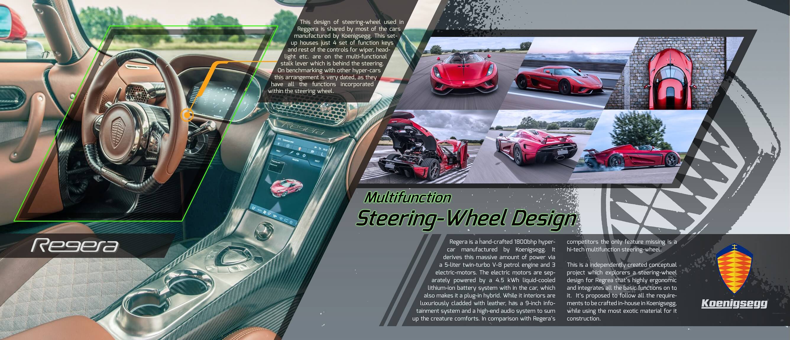 Multifunction steering wheel project slide -1